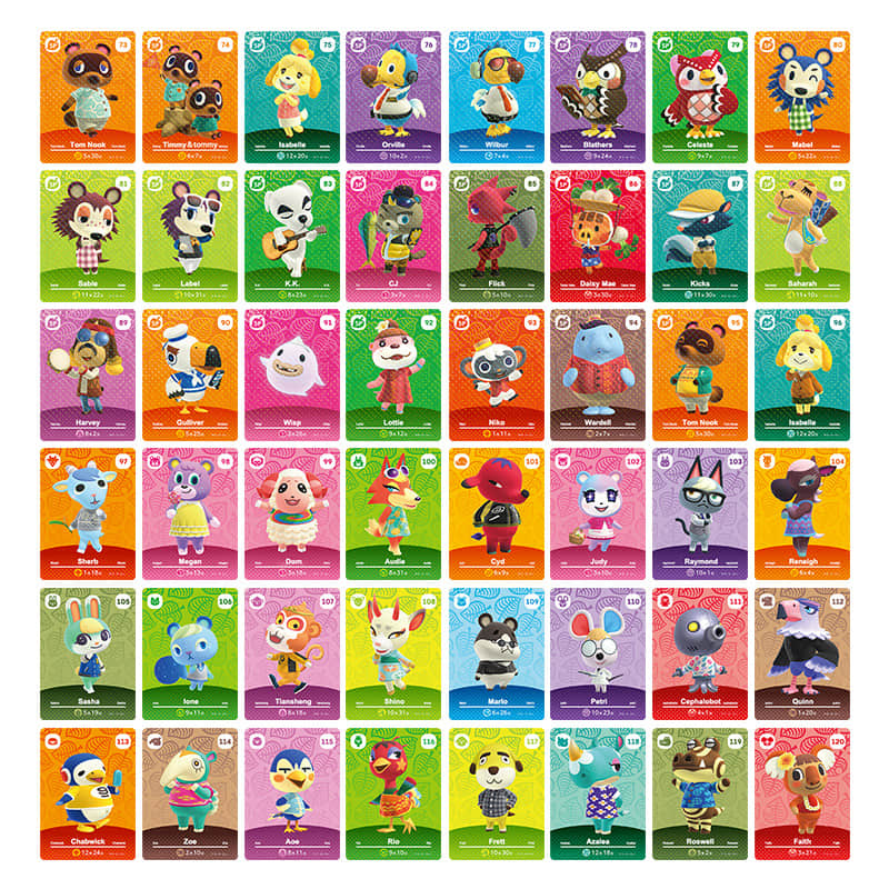 Animal Crossing Amiibo Cards - Series 1, 2, 3, 4 and 5 sale - 5 Pack - 15 Cards Total